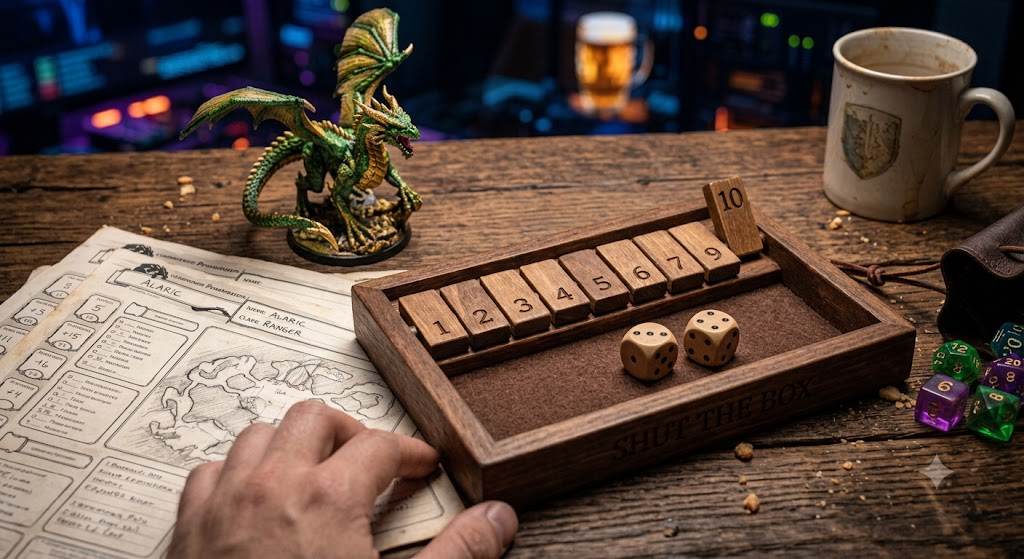 Shut the Box – Opas perinteisen noppapelin sääntöihin ja taktiikoihin