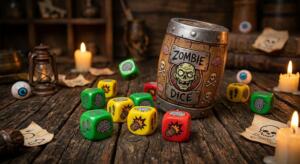 Zombie Dice tarjoaa nopeaa hupia – Noppapeli zombie-teemalla valloittaa pelipöydät